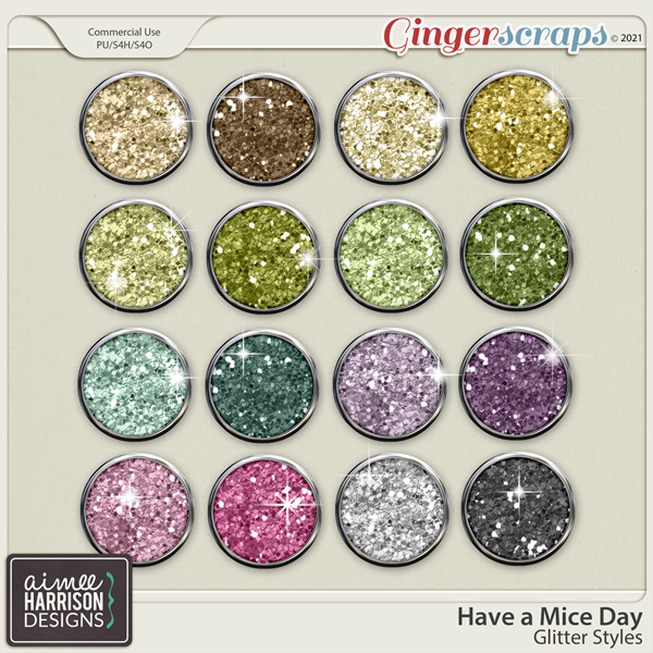 Have a Mice Day Glitters by Aimee Harrison