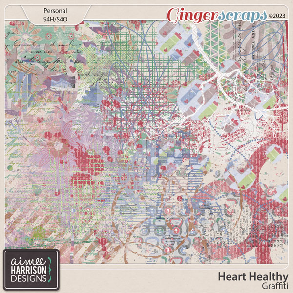 Heart Healthy Graffiti by Aimee Harrison