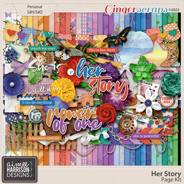 Her Story Page Kit by Aimee Harrison