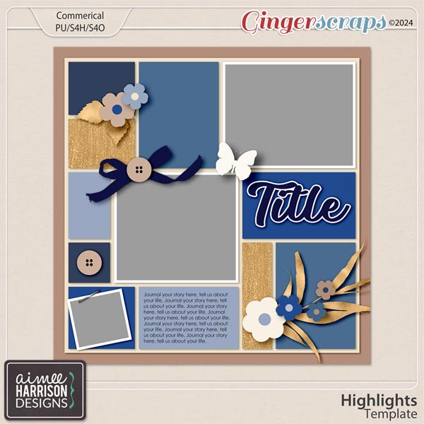 Highlights Template by Aimee Harrison