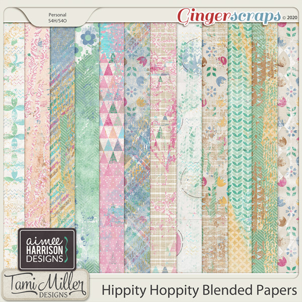 Hippity Hoppity Blended Papers by Aimee Harrison and Tami Miller