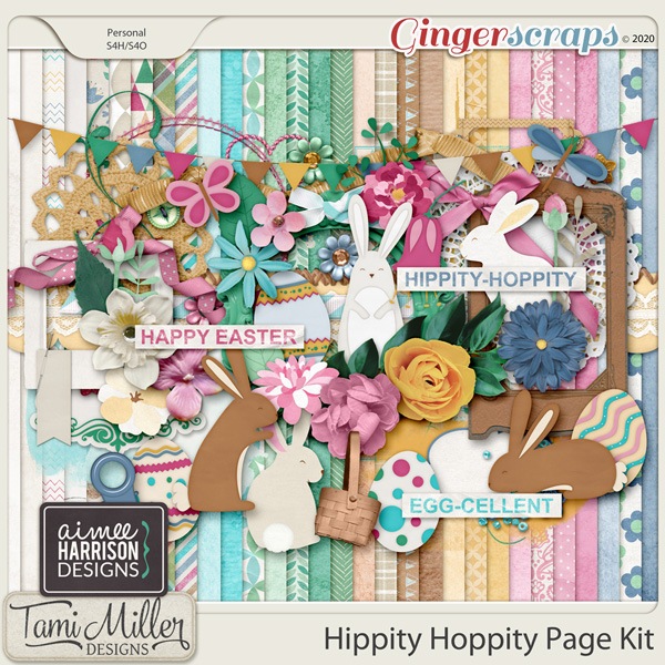 Hippity Hoppity Page Kit by Aimee Harrison and Tami Miller