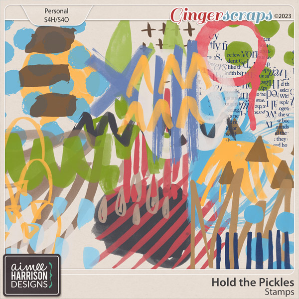 Hold the Pickles Stamps by Aimee Harrison