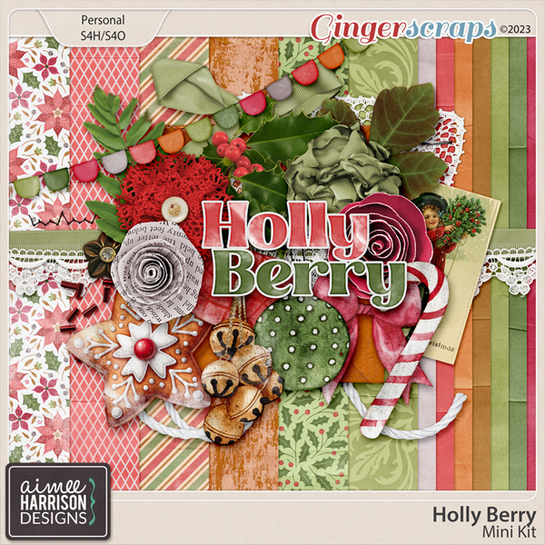 Holly Berry Mini Kit by Aimee Harrison