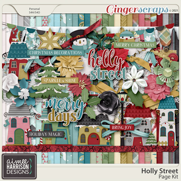Holly Street Page Kit by Aimee Harrison