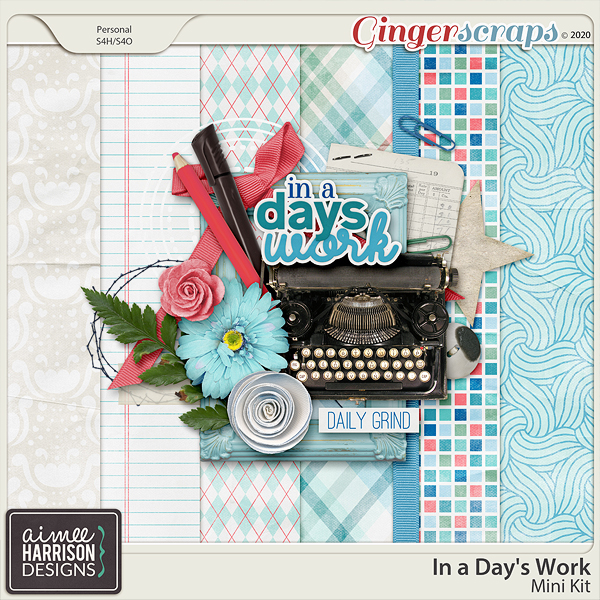 In A Days Work Mini Kit by Aimee Harrison