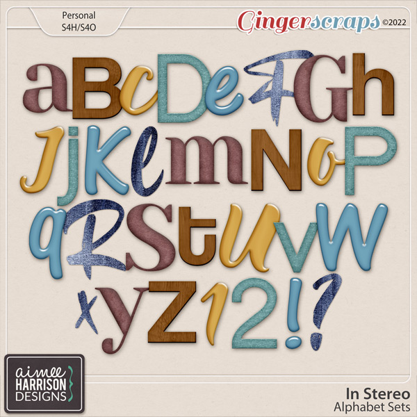 In Stereo Alpha Sets by Aimee Harrison