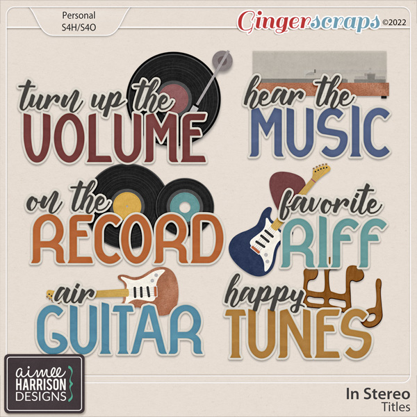 In Stereo Titles by Aimee Harrison