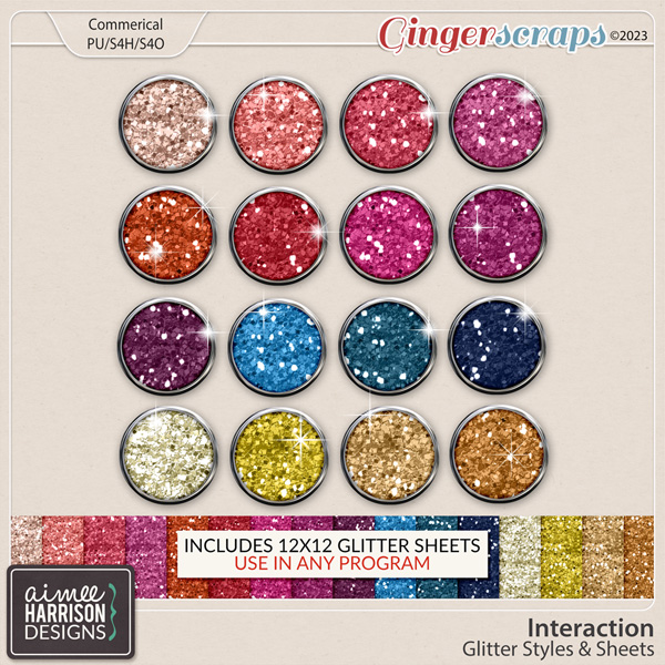 Interaction Glitters by Aimee Harrison