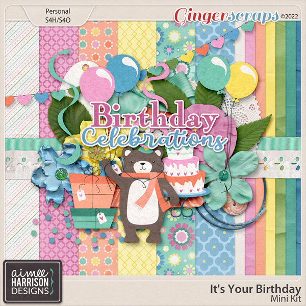 It's Your Birthday Mini Kit by Aimee Harrison