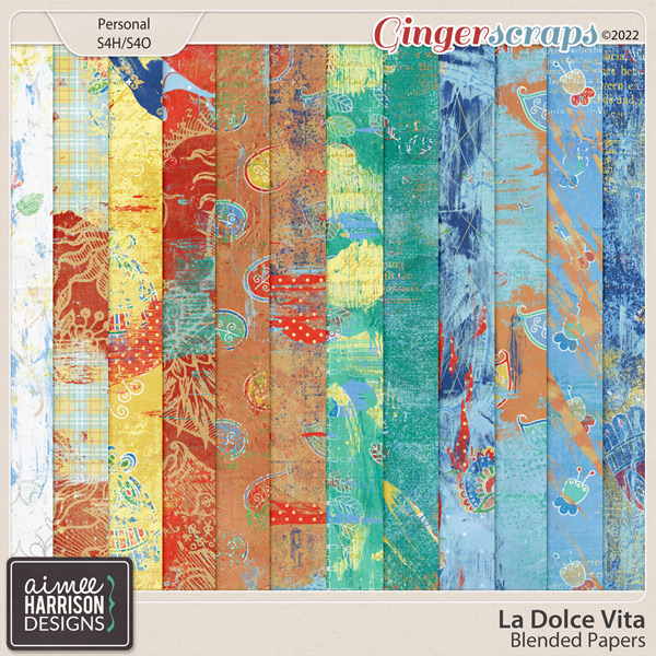 La Dolce Vita Blended Papers by Aimee Harrison