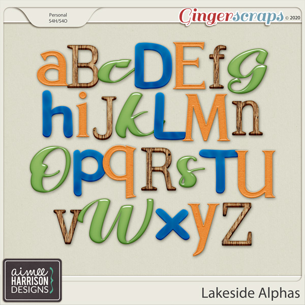 Lakeside Alpha Sets by Aimee Harrison