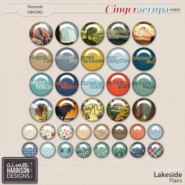 Lakeside 2023 Flairs by Aimee Harrison