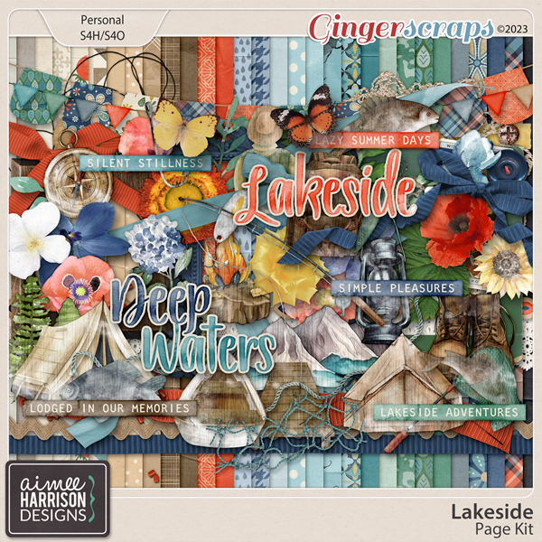Lakeside 2023 Page Kit by Aimee Harrison