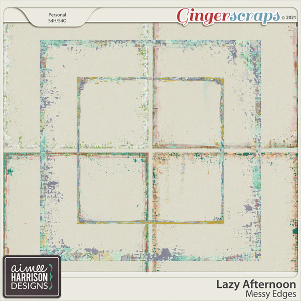 Lazy Afternoon Messy Edges by Aimee Harrison