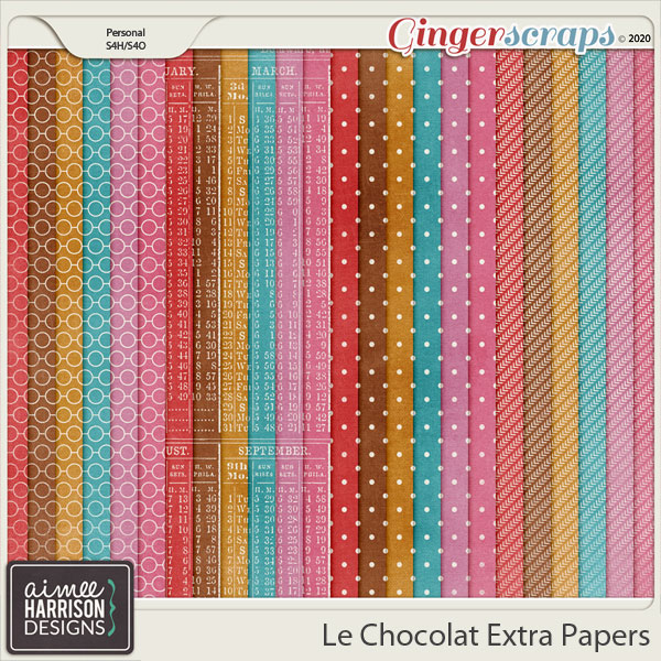 Le Chocolat Extra Papers by Aimee Harrison