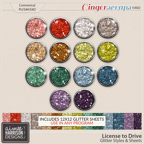 License to Drive Glitters by Aimee Harrison