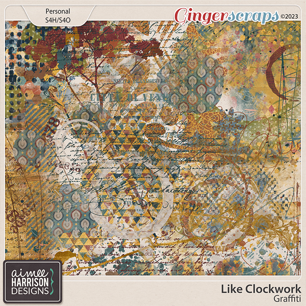 Like Clockwork Graffiti by Aimee Harrison