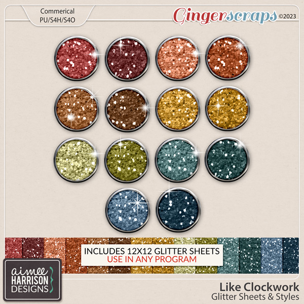 Like Clockwork Glitters by Aimee Harrison