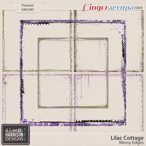 Lilac Cottage Messy Edges by Aimee Harrison