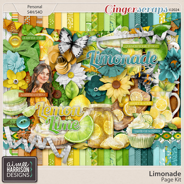 Limonade Page Kit by Aimee Harrison