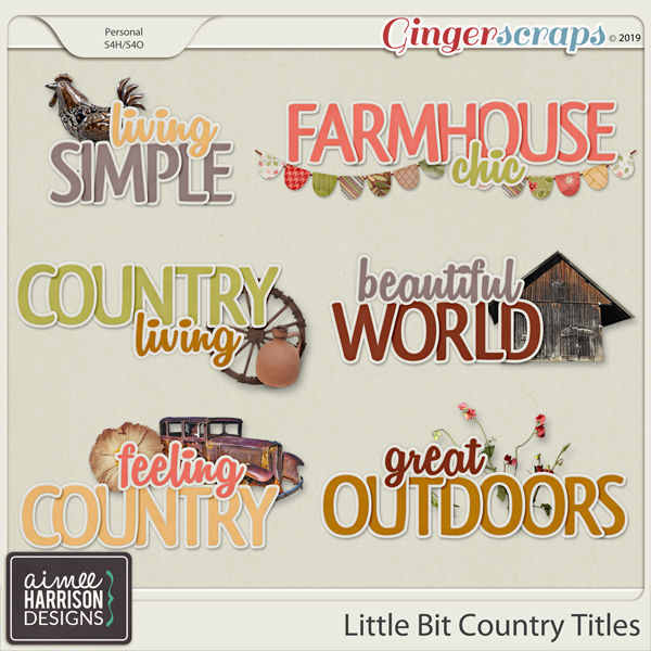 Little Bit Country Titles by Aimee Harrison