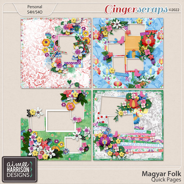 Magyar Folk Quick Pages by Aimee Harrison