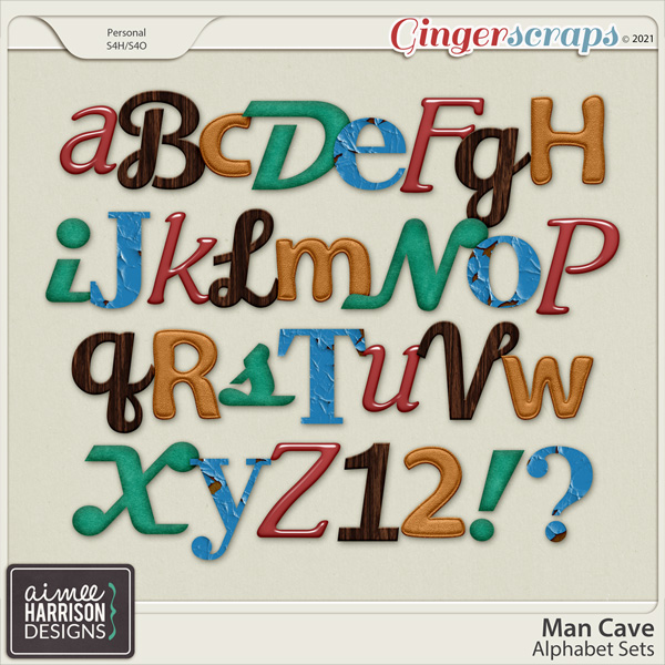 Man Cave Alpha Sets by Aimee Harrison