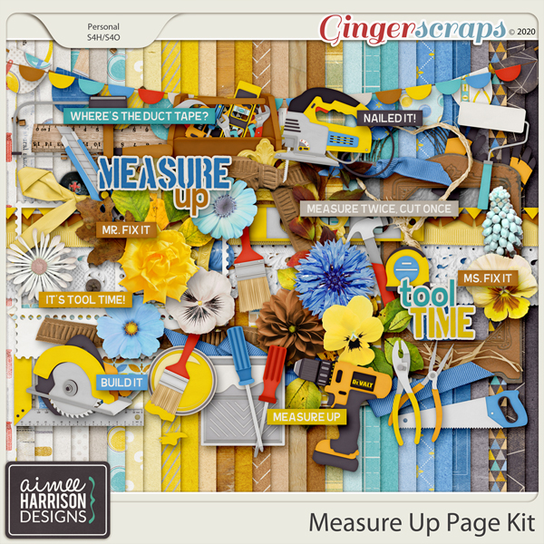 Measure Up Page Kit by Aimee Harrison