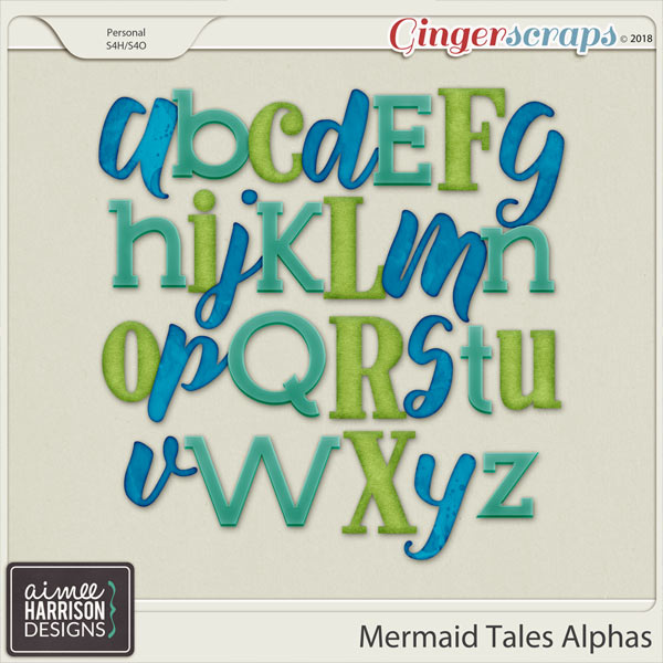 Mermaid Tales Alpha Sets by Aimee Harrison