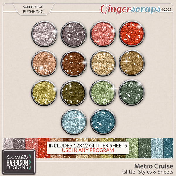 Metro Cruise Glitters by Aimee Harrison