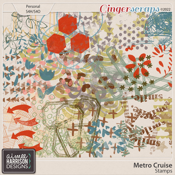 Metro Cruise Stamps by Aimee Harrison