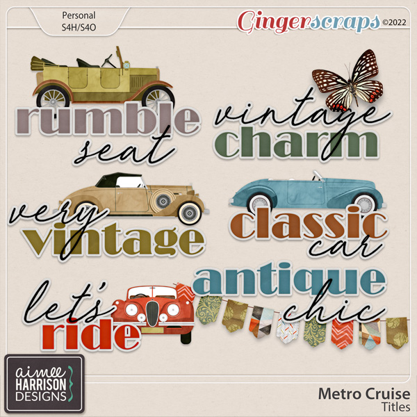 Metro Cruise Titles by Aimee Harrison