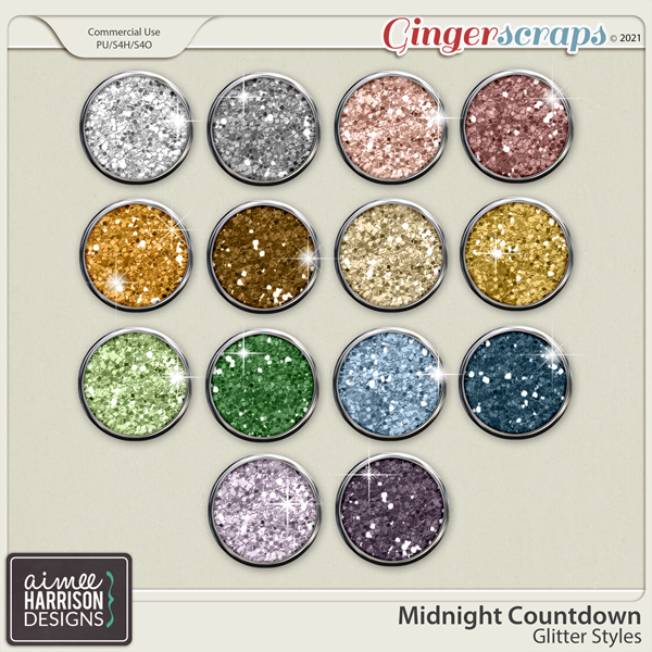Midnight Countdown Glitters by Aimee Harrison