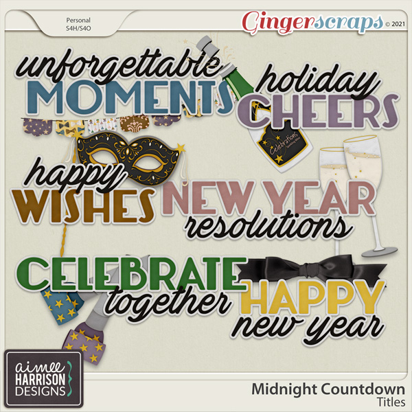 Midnight Countdown Titles by Aimee Harrison