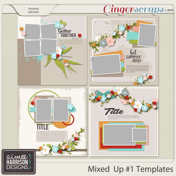 Mixed Up #1 Templates by Aimee Harrison