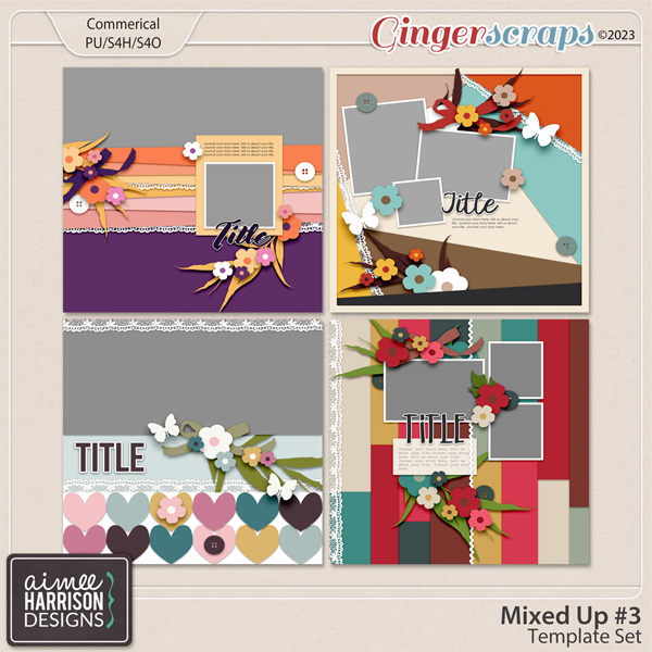 Mixed Up #3 Template Set by Aimee Harrison