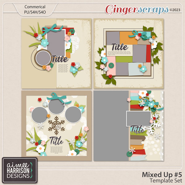 Mixed Up #5 Template Set by Aimee Harrison