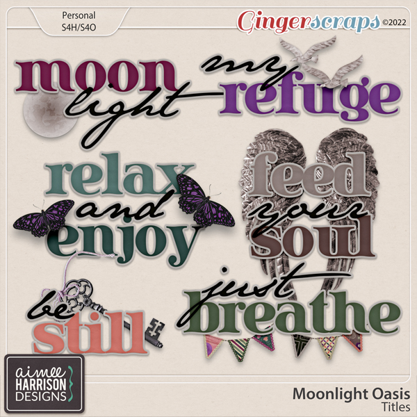 Moonlight Oasis Titles by Aimee Harrison