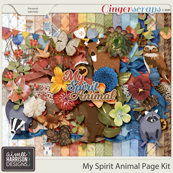 My Spirit Animal Page Kit by Aimee Harrison