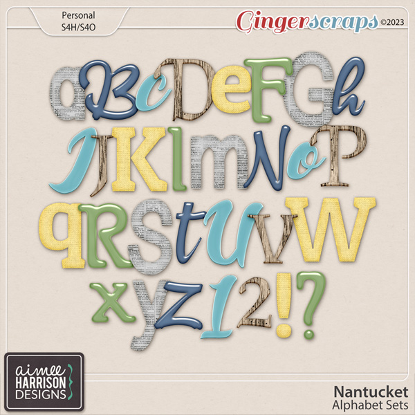 Nantucket Alpha Sets by Aimee Harrison