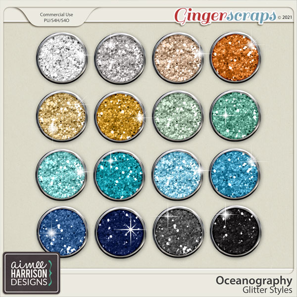 Oceanography Glitters by Aimee Harrison