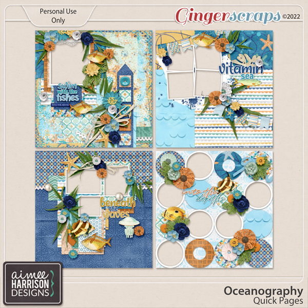 Oceanography Quick Pages by Aimee Harrison