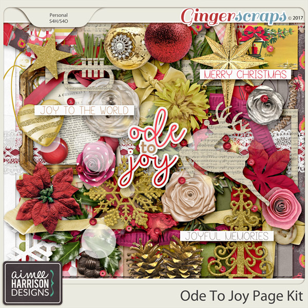 Ode to Joy Page Kit by Aimee Harrison