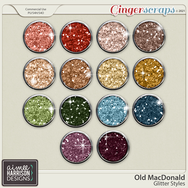 Old MacDonald Glitters by Aimee Harrison