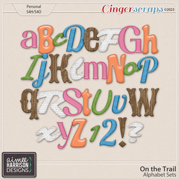 On the Trail Alpha Sets by Aimee Harrison