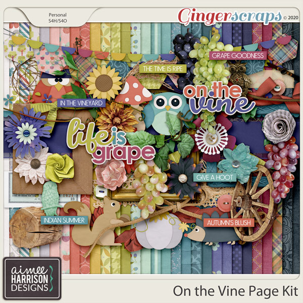 On the Vine Page Kit by Aimee Harrison