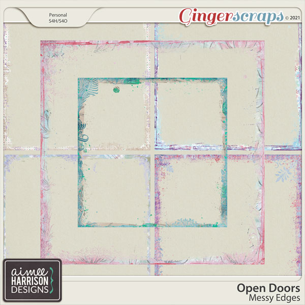 Open Doors Messy Edges by Aimee Harrison