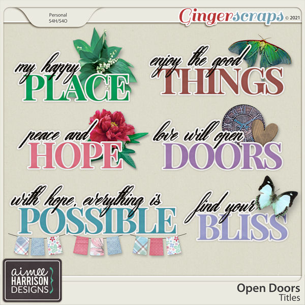 Open Doors Titles by Aimee Harrison