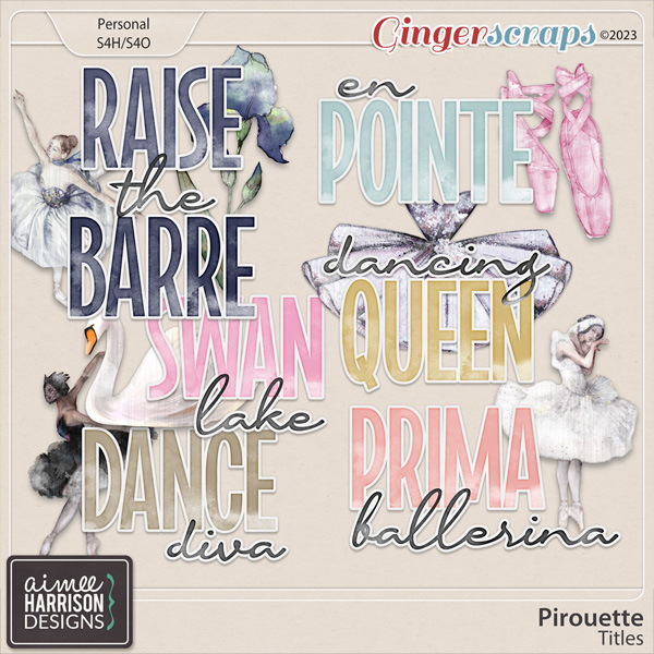 Pirouette Titles by Aimee Harrison